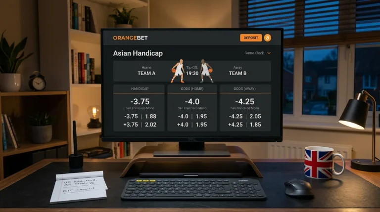 basketball asian handicap betting bitcoin crypto sportsbook UK NBA EuroLeague