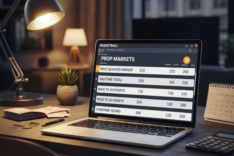NBA game props with Bitcoin sportsbook first quarter overtime markets