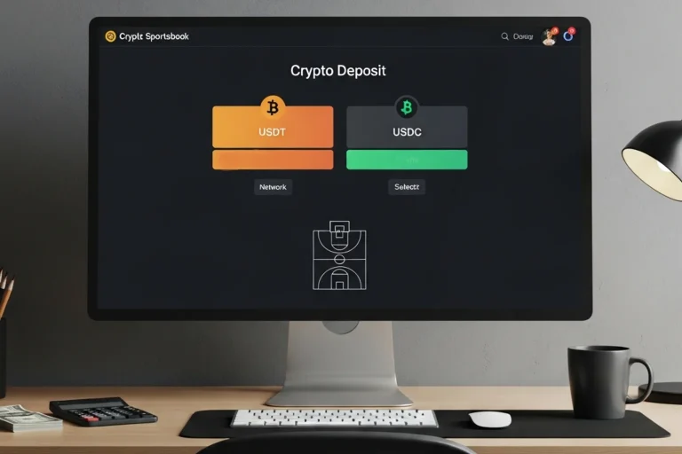 USDT vs USDC stablecoin deposit crypto sportsbook basketball betting UK